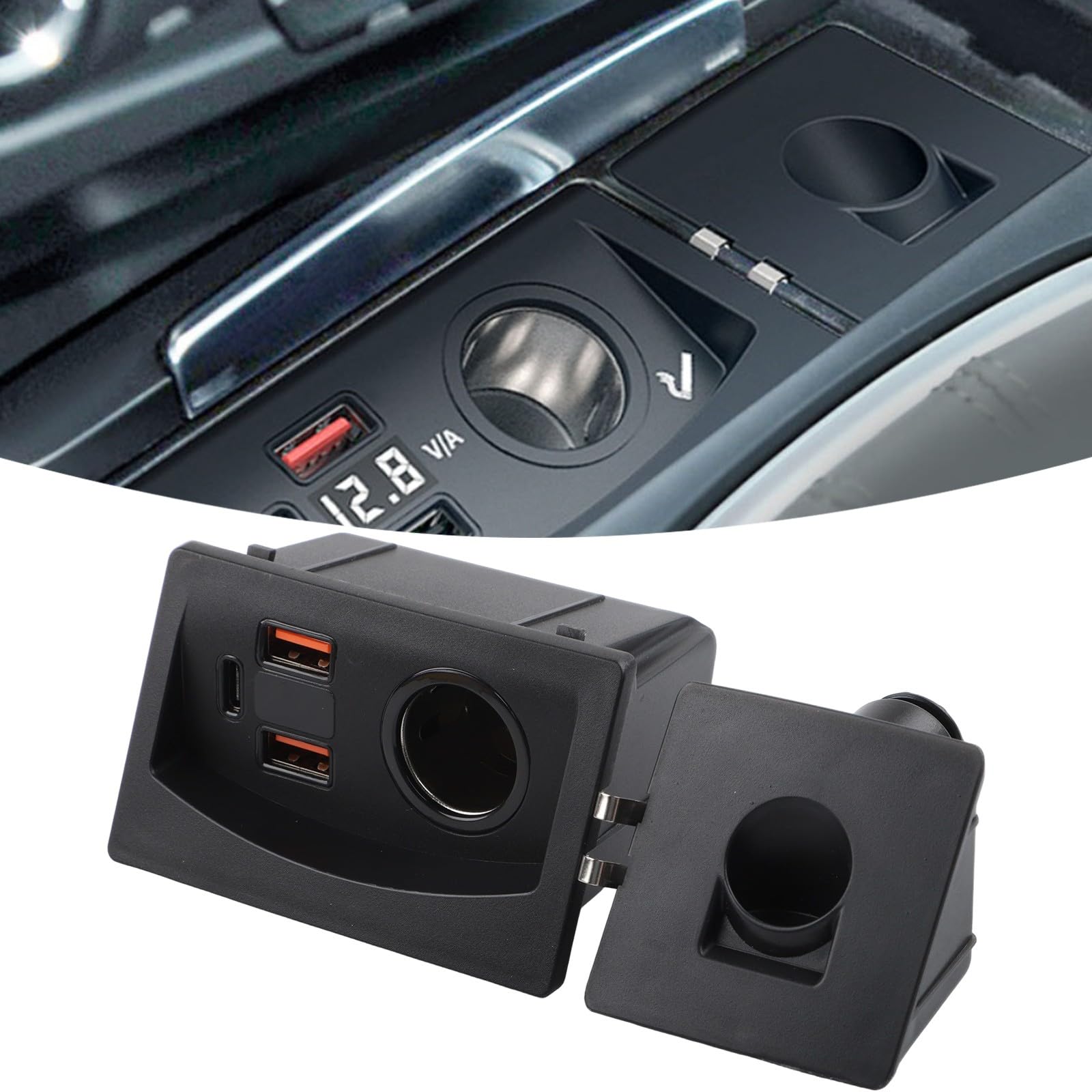 Cargador inalámbrico 15W para Audi A4 A5 S4 S5 Q5 placa de carga rápida coche 1
