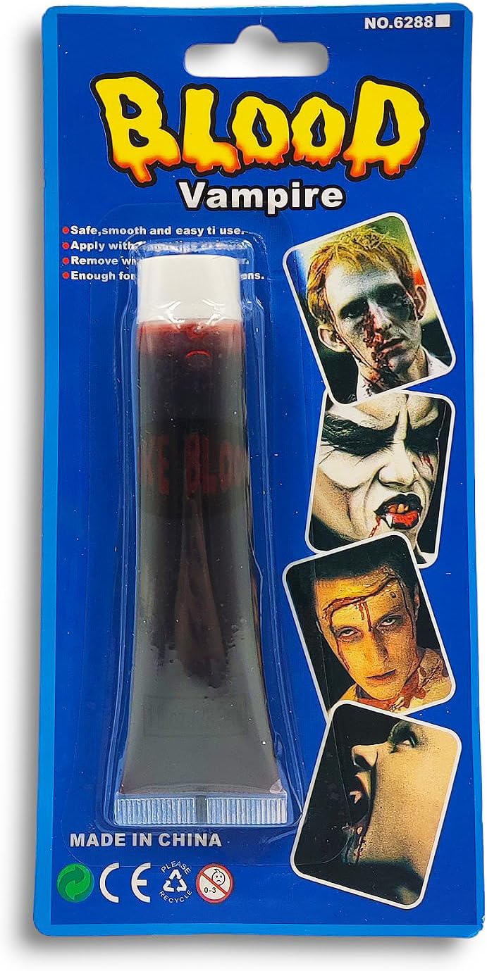 1 Piece Halloween Vampire Zombie Tube of Fake Blood (28.3ml/1oz.)