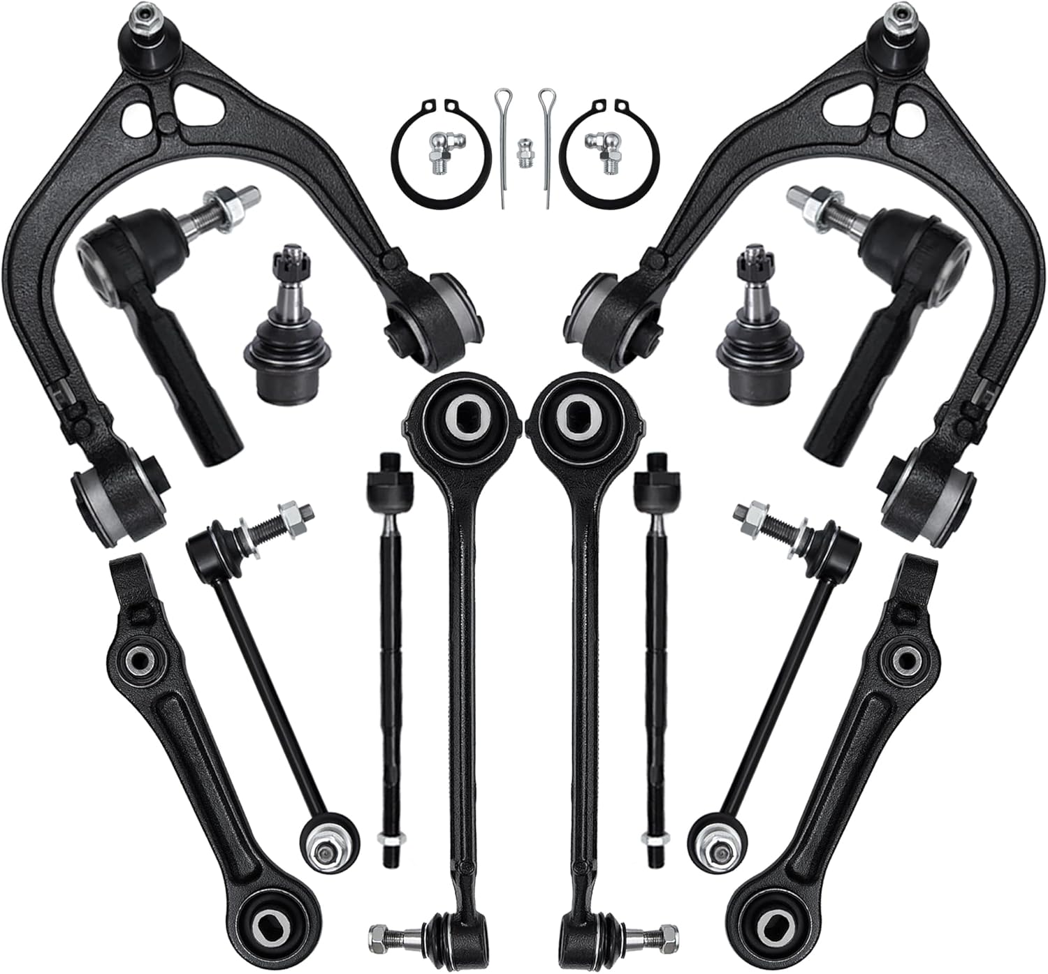 EVERESTWAY 14PCS Front Suspension Upper Lower Control Arm Ball Joint Kit for 2005-2010 Chrysler 300 Dodge Challenger Charger Magnum RWD/2WD