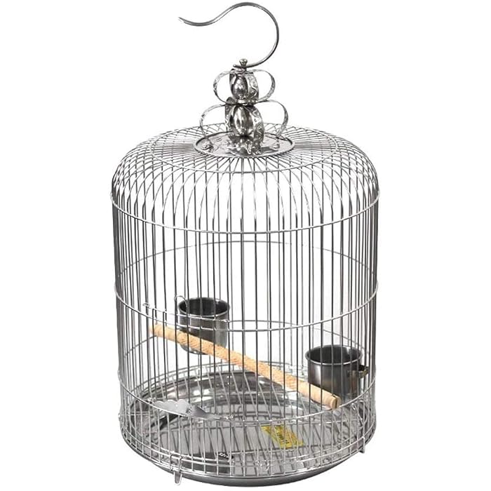 Buy Stainless Steel Bird Cages, Budgie Bird Cage, Round Bird Cage, Star Parrot Thrush Bird Cage