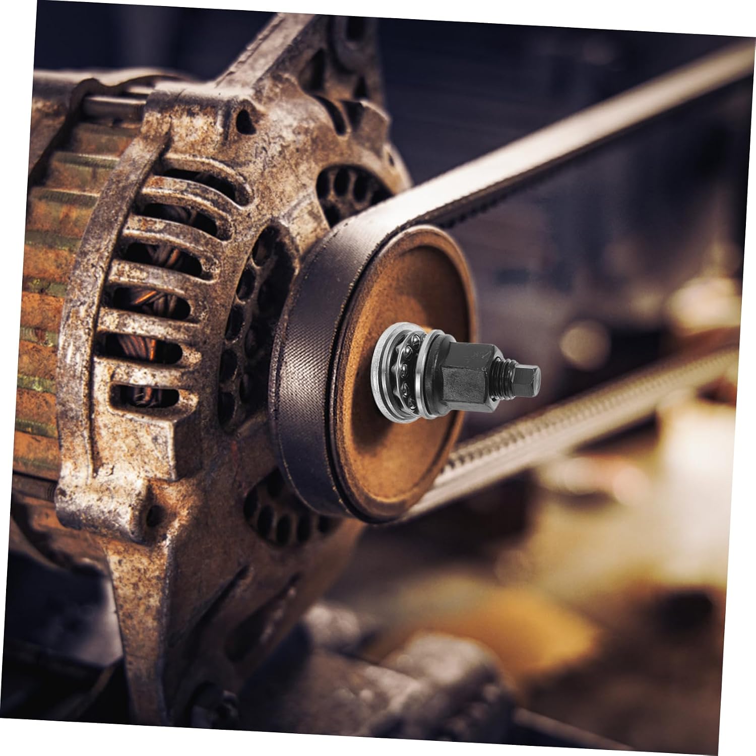 Hemobllo Harmonic Balancer Installation Tool Metal Crank Pulley Installer