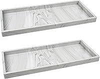 Vista 28 de Bandeja de Encimera y Tocador - 2 Piezas (11" y 7") Bandejas de Silicona Irrompibles para Cocina y Baño para Encimera, Bandeja para Dispensador