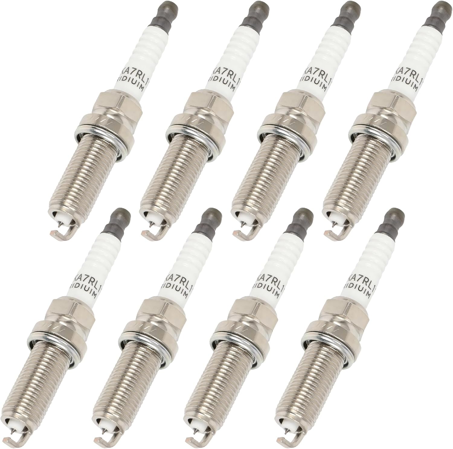ECCPP Spark Plug Platinum Iridium Fit for 2016-2022 for Acura for ILX 2.4L/L4,2008-2012 for INFINITI for EX35 3.5L/V6 Replacement for 93501,LKAR7BIX-11S (8 Spark Plugs)