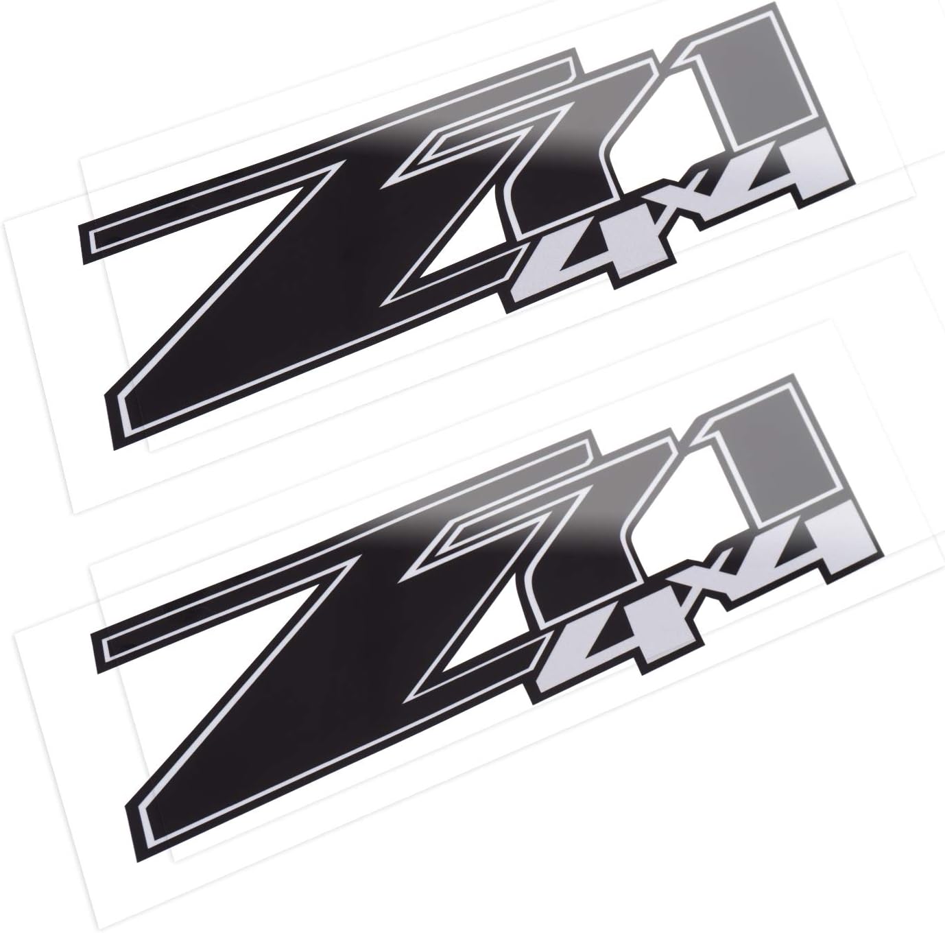 Graphics Decals For Chevy Pair Of Silver Z71 4x4 Decals For Chevy Silverado 1500/2500 Trucks - Factory-Style Bed Stickers Headlight Assemblies For 2011 Chevrolet Silverado 1500 - Foto 5