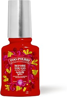 Poo-Pourri Hollyday Spice Toilet Spray 2oz - Cranberry Cinnamon Balsam Fir Scent, Before-You-Go Odor Eliminator