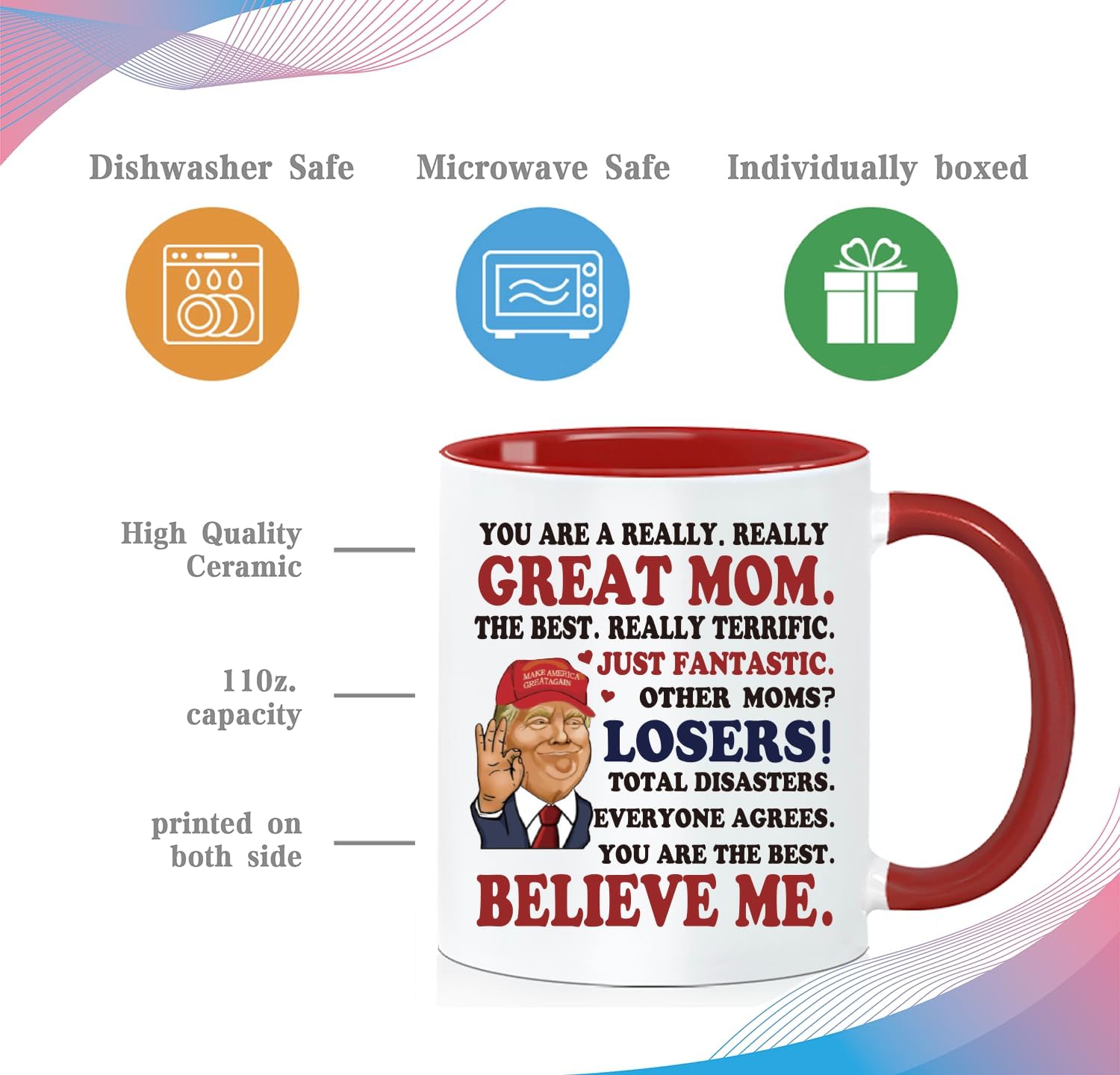 Best Mom Coffee Mug, Mothers Day Gifts For New Mom Pregnant Expecting Mama To Be, Birthday & Christmas, Mother's Day/Valentine's Day romantic Gifts from Dad/Son/Daughter -17 - Image 4