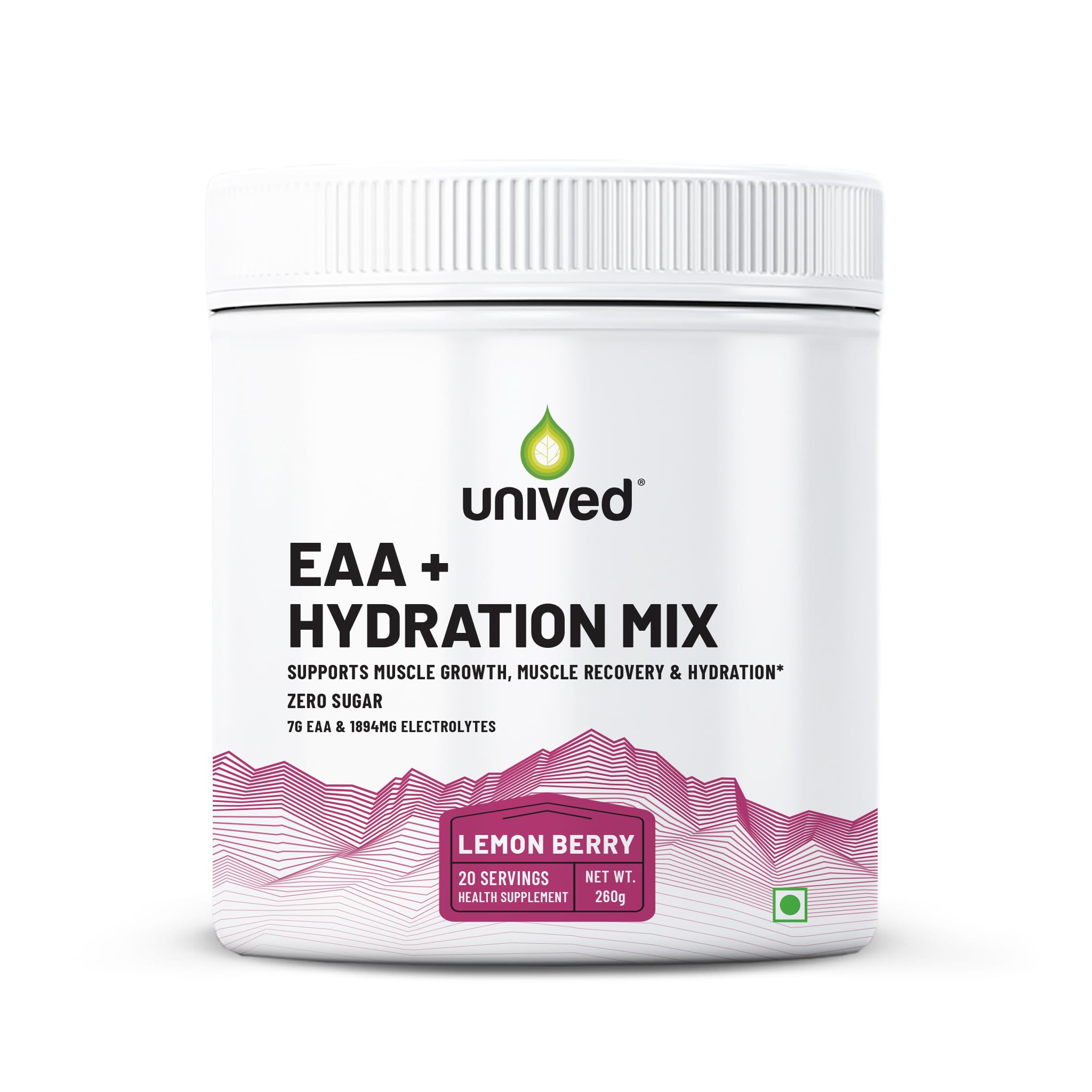 EAA + Hydration Mix | Essential Amino Acids (EAAs) + Electrolytes (Sodium, Potassium, Magnesium) | Supports Muscle Recovery, Hydration & Performance | 20 Servings (Lemon Berry)-image-42
