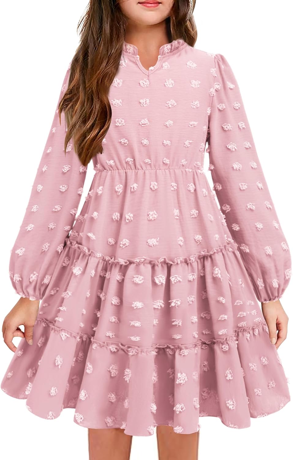 Ttyaovo Bambina Vestiti Abito Da Bambina In Maglione Maniche - Main Image