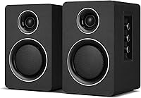 Vista 1 de Computer Speakers for Desktop PC, Active Bookshelf Speaker with 3‘’ Carbon Fiber Woofer and Silk Film Tweeter ,Supports Bluetooth 5.3, USB-C