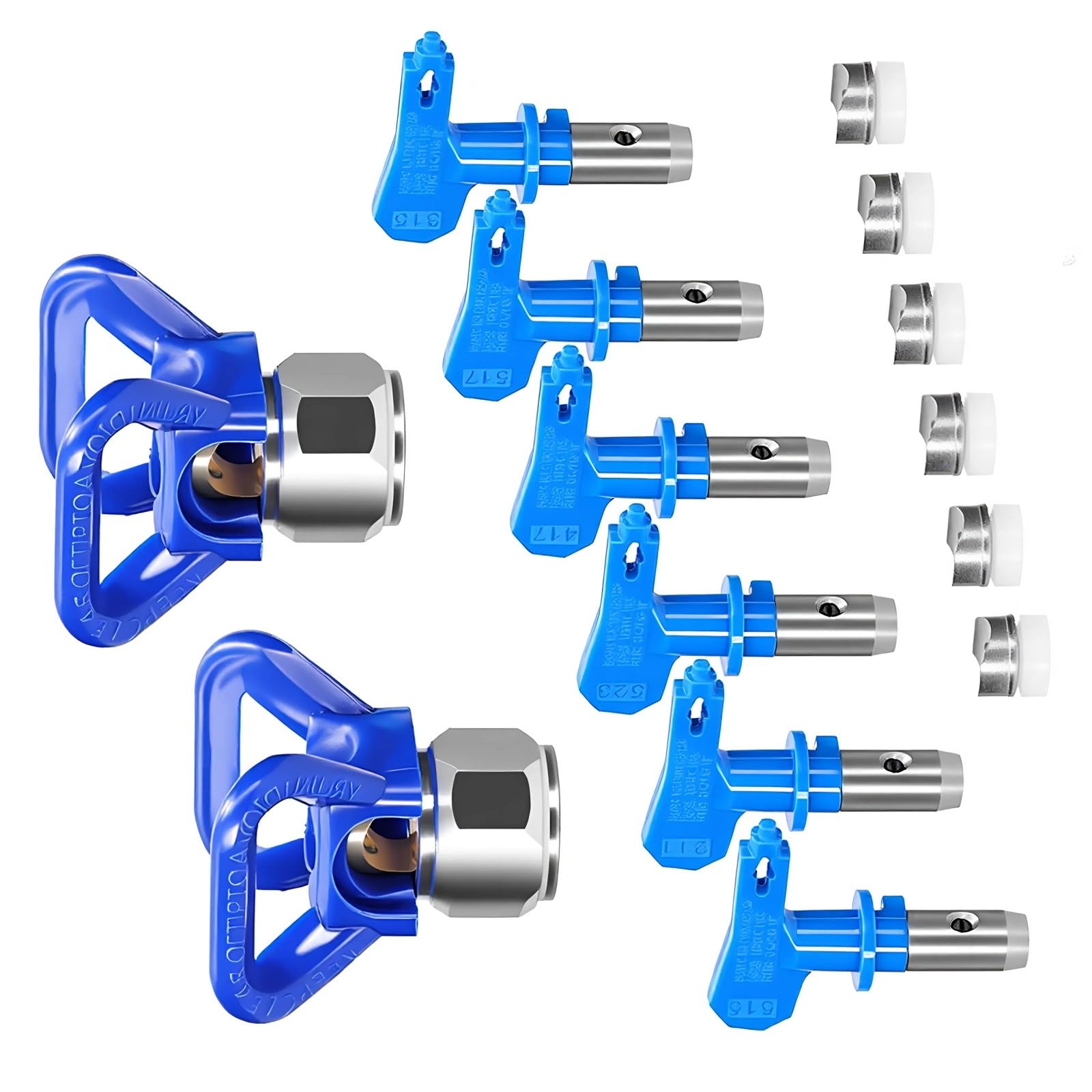 Aqvjd B Airless Sprayer Nozzle For Thick Paints And Stain Application Stainless Steel Tips For Long Lasting Use Paint Sprayer Nozzle