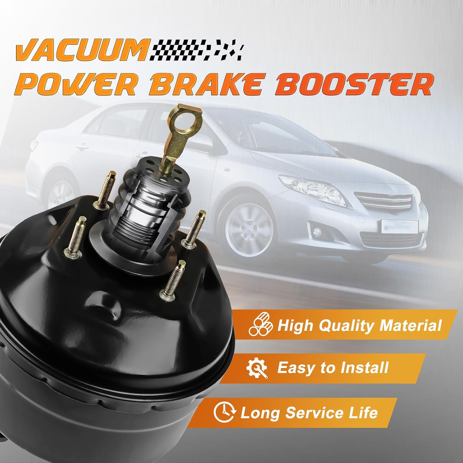 Power Vacuum Brake Booster Compatible with Ford Explorer 1995-1998 Ranger F-100 Ranger Mazda B2300 B2500 B3000 B4000 Mercury Mountaineer, Replace OE 1F8043800, 3L5Z2005AA, 5473189, 23135113