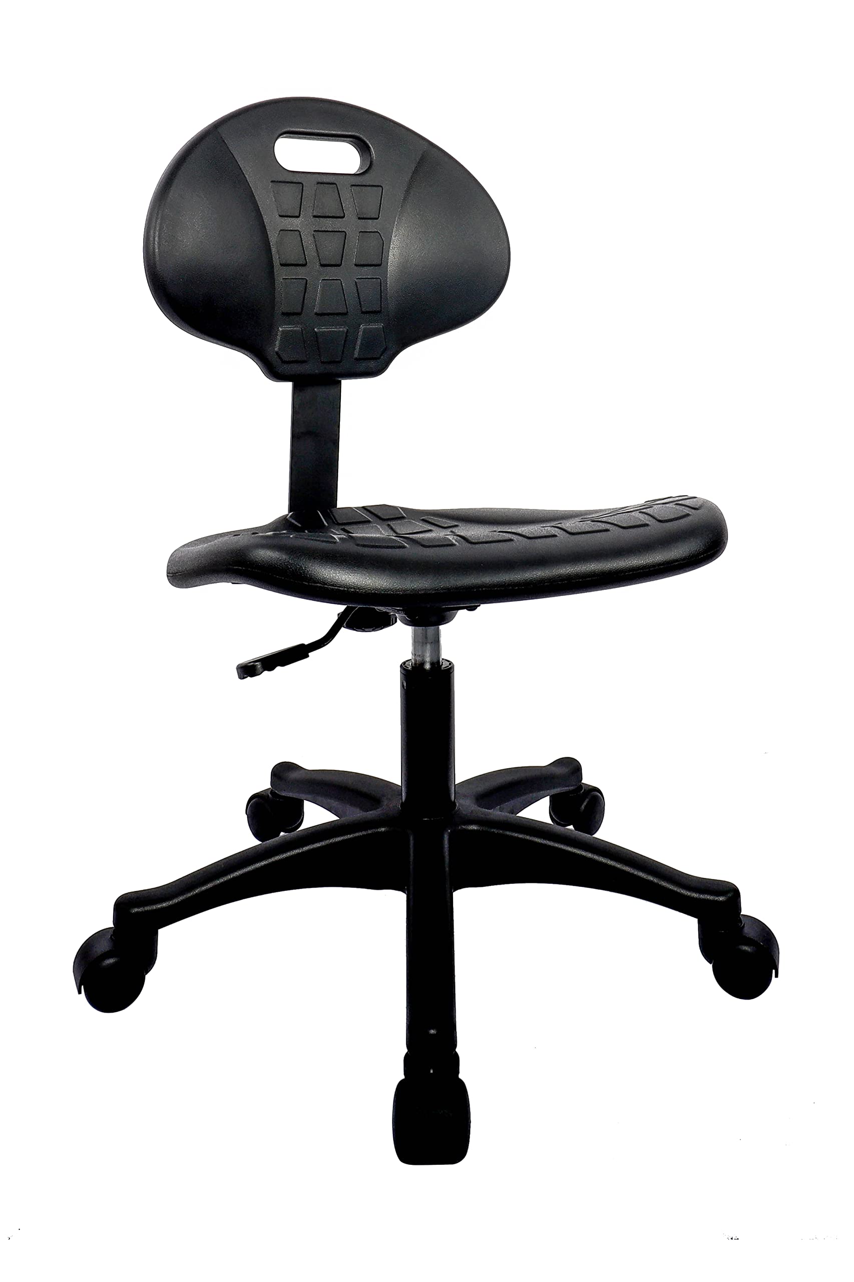 TAKE UR SEAT Ultimate All Purpose Stool, Heavy Duty, Built and Shipped Within 24 Hours, Desk Height 16-21", Great for Medical, Lab, Cleanroom, Spa, Salon, Office, Shop, Garage (Nylon)