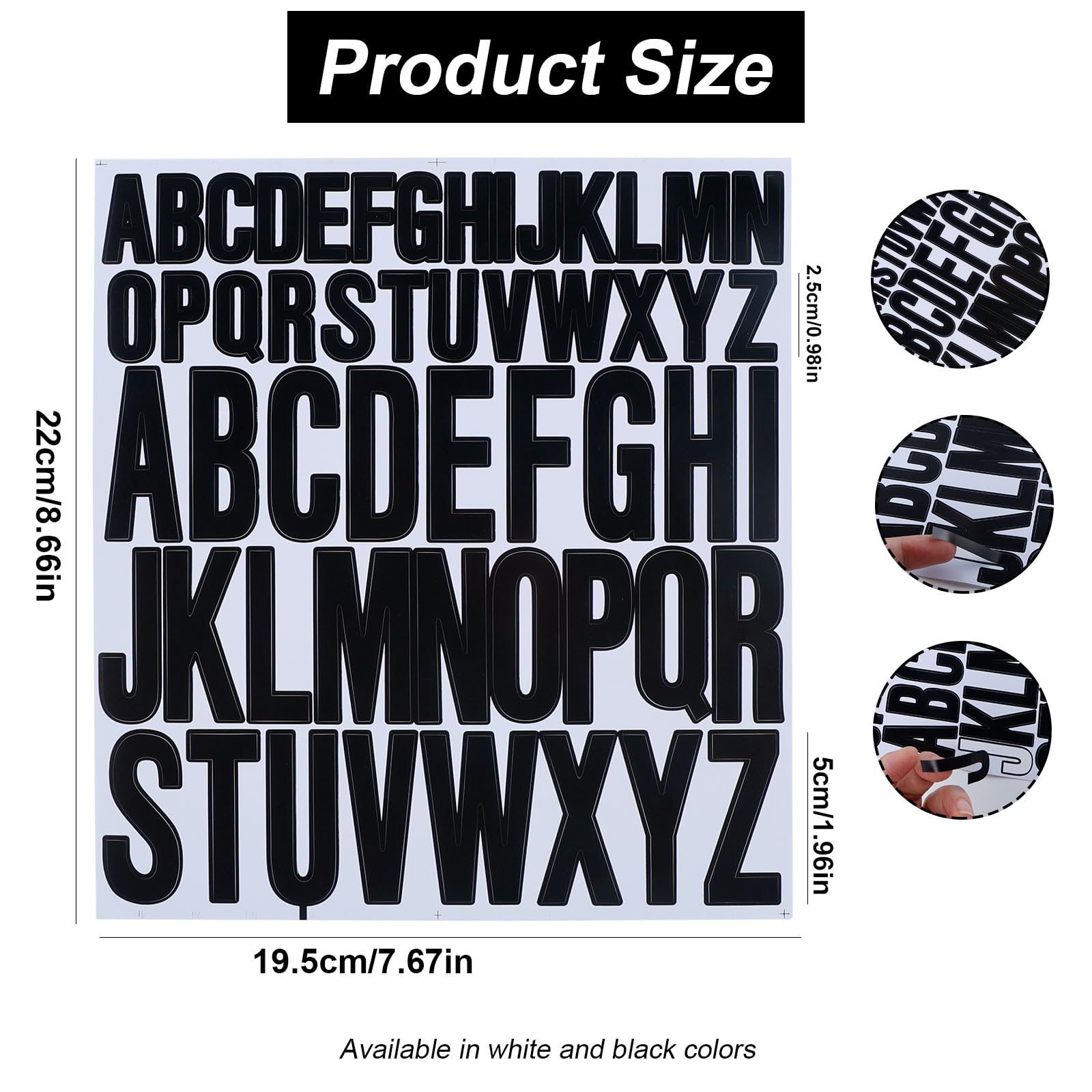 1 pz Adesivi con lettere corsive dorate Decalcomanie con lettere, lettere adesiv