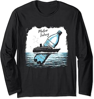 Future Iceberg Water Bottle - Waste Pollution Awareness Long Sleeve T-Shirt