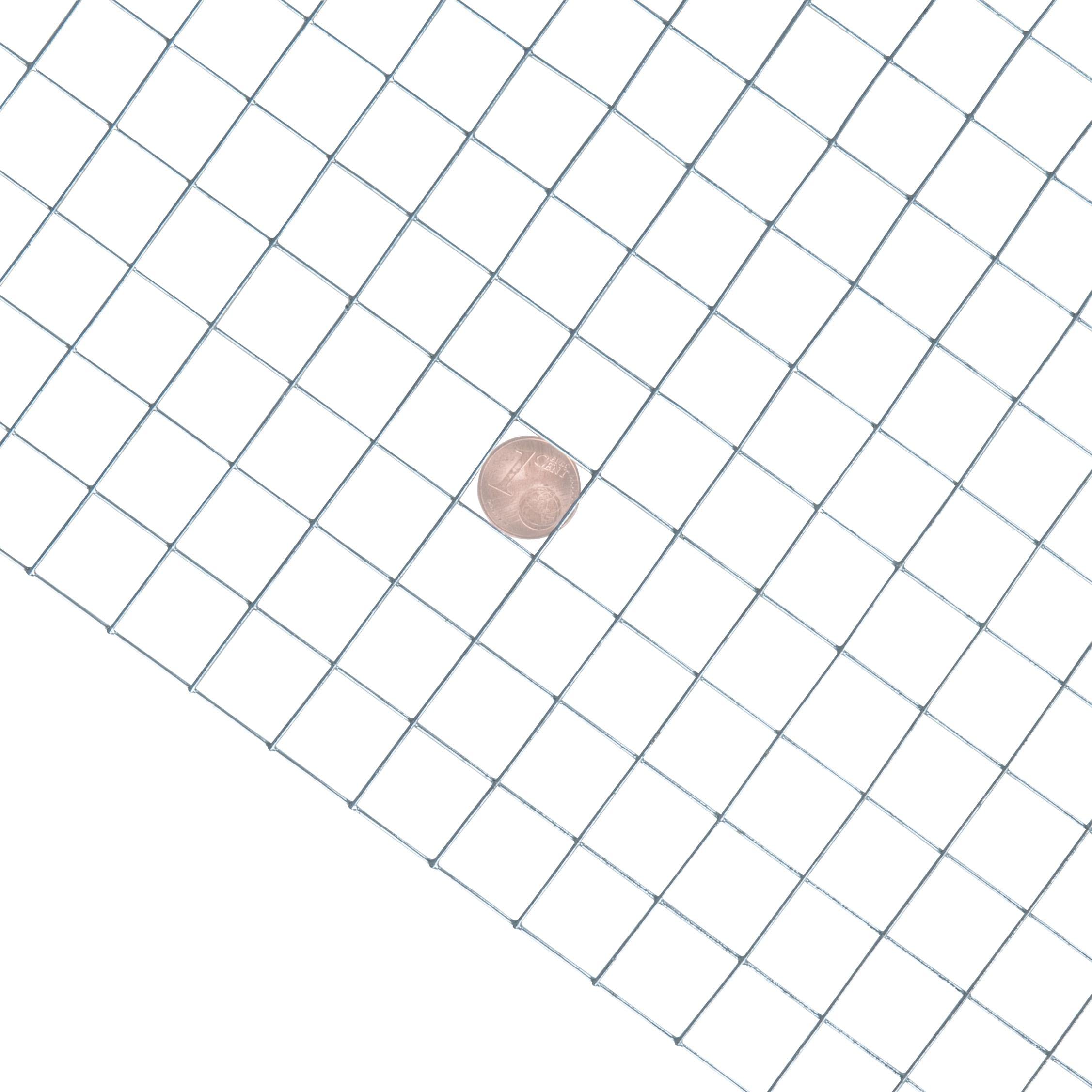 ESTEXO Volierendraht feuerverzinkt, Höhe 1,00 m 25 Meter 16 x 16 mm