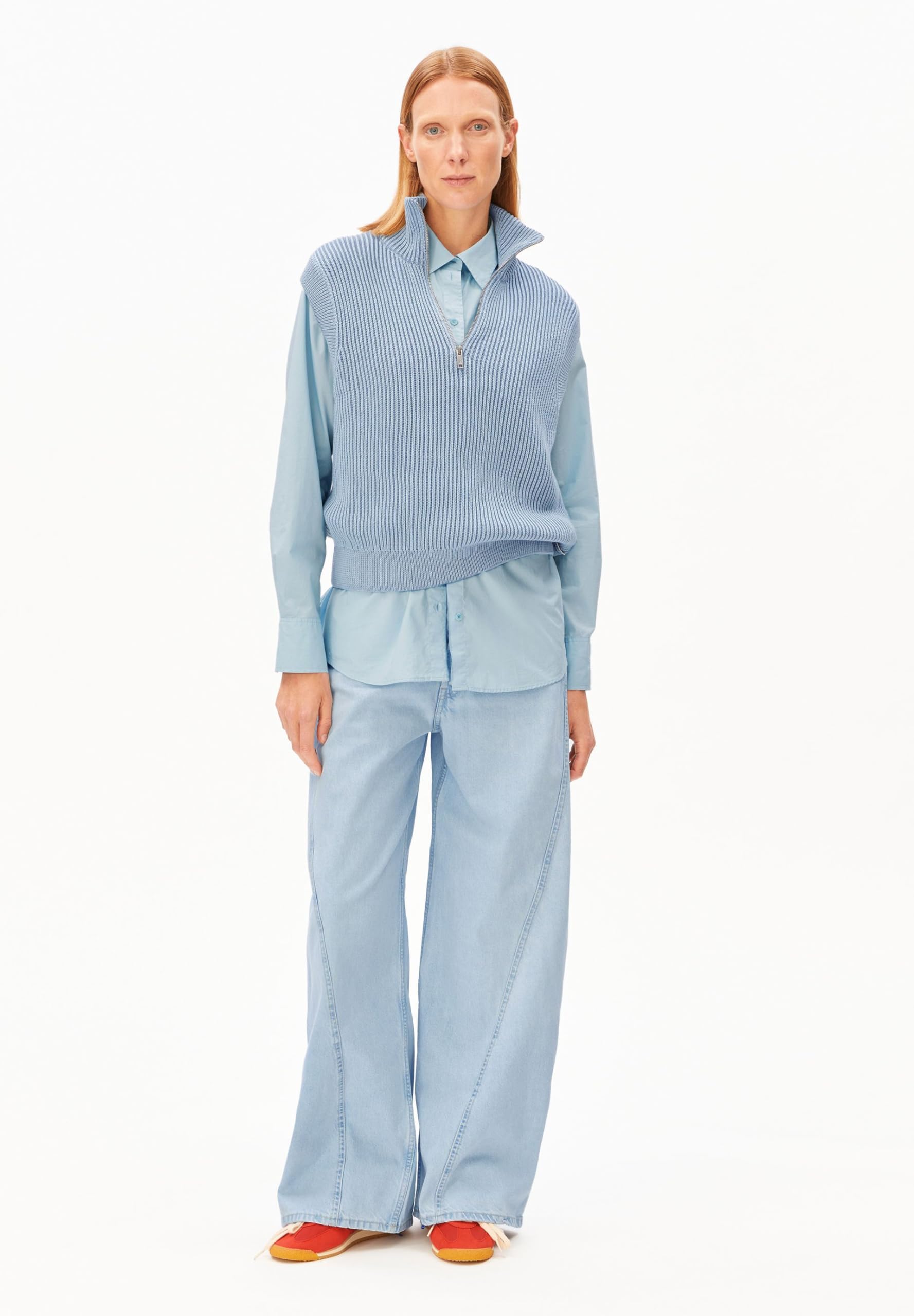 ARMEDANGELS Damen Pullunder aus Bio-Baumwolle VANISÉ Knit Loose Fit