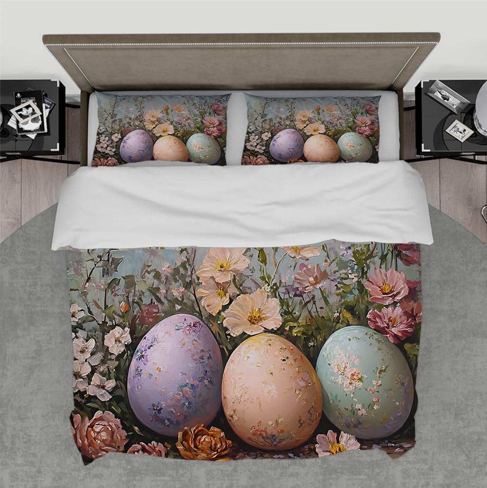 Parure de lit florale de Pâques pour illuminer vos réveils printaniers