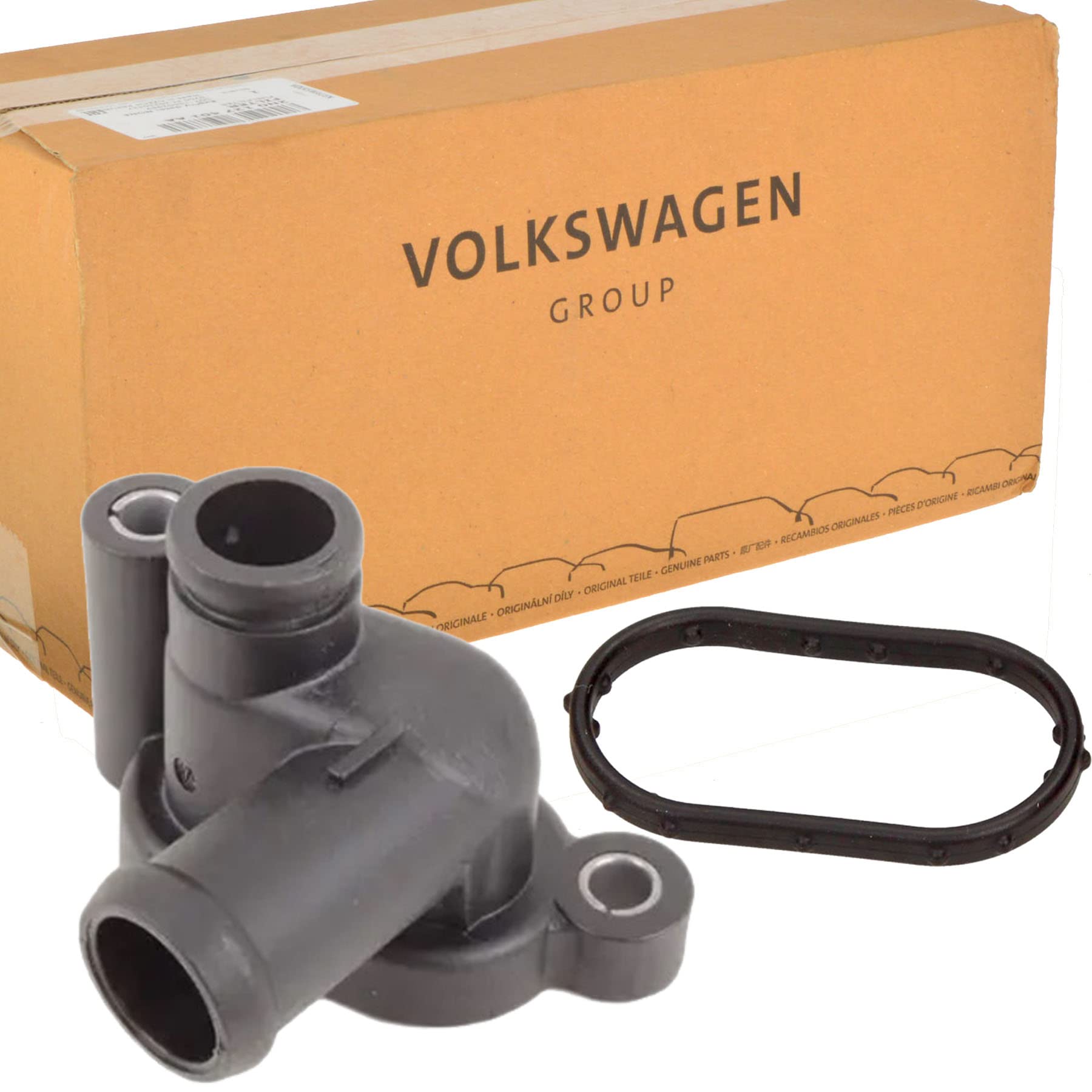 ORIGINAL VW 059121506H Kühlmittelflansch + Dichtung A4-A8 Q5 Q7 TOUAREG 3.0 TDI 1 Stück