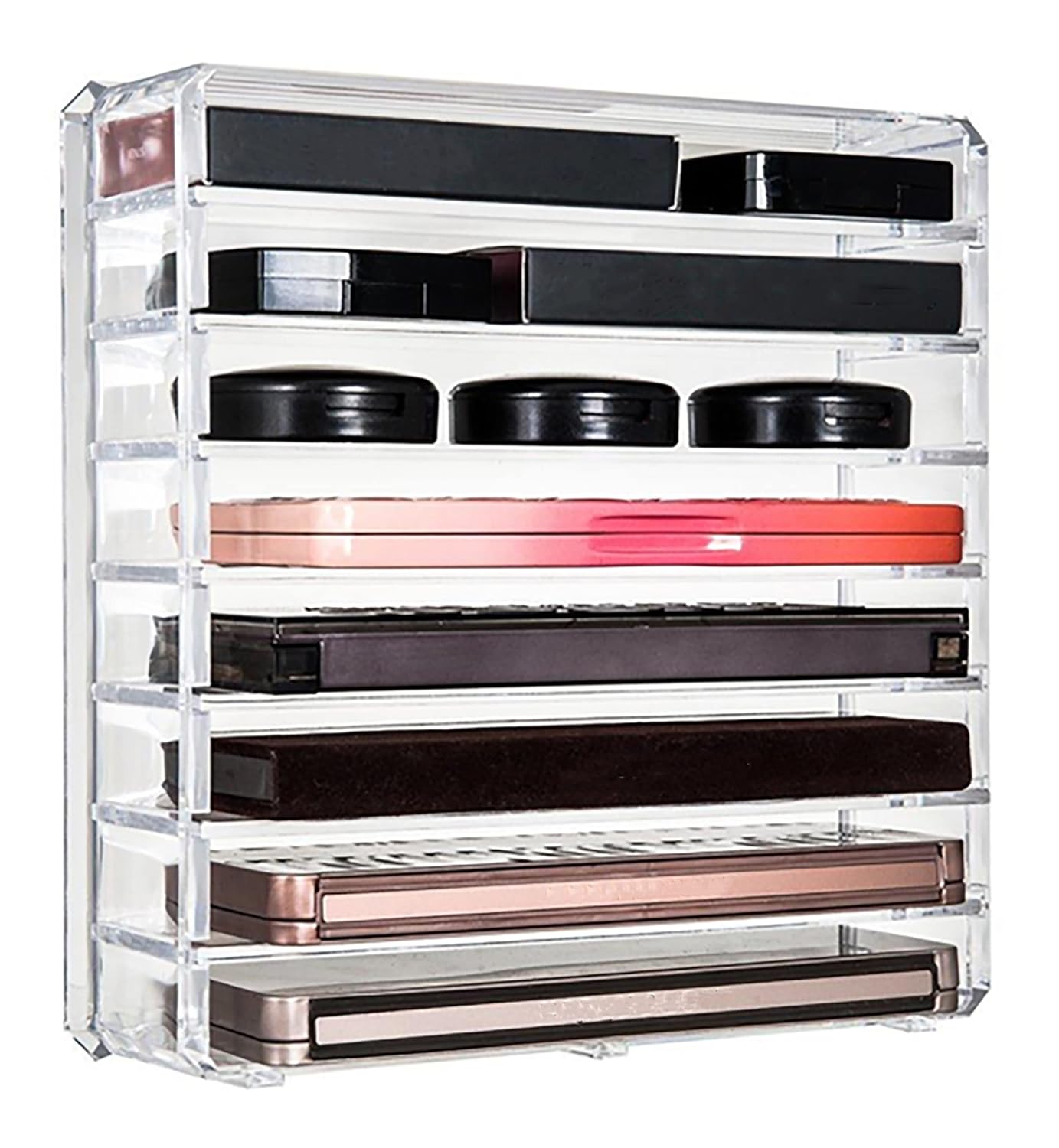 Cedilis Clear Acrylic Palette Organizer Eyeshadow Makeup