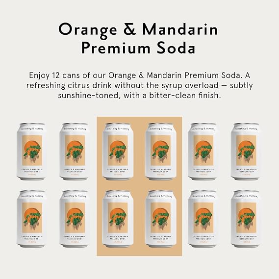 Something & Nothing Orange & Mandarin Flavoured Sparkling Water