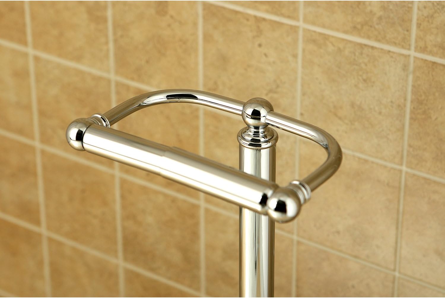 Kingston Brass CC2001 Vintage Freestanding Toilet Paper Holder, Polished Chrome