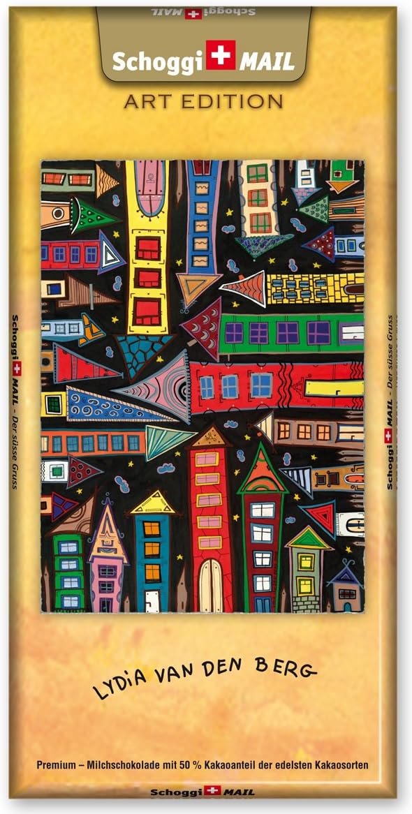 Greeting Card & Premium Swiss Chocolate - Art Edition Lydia van den Berg - No Boundaries