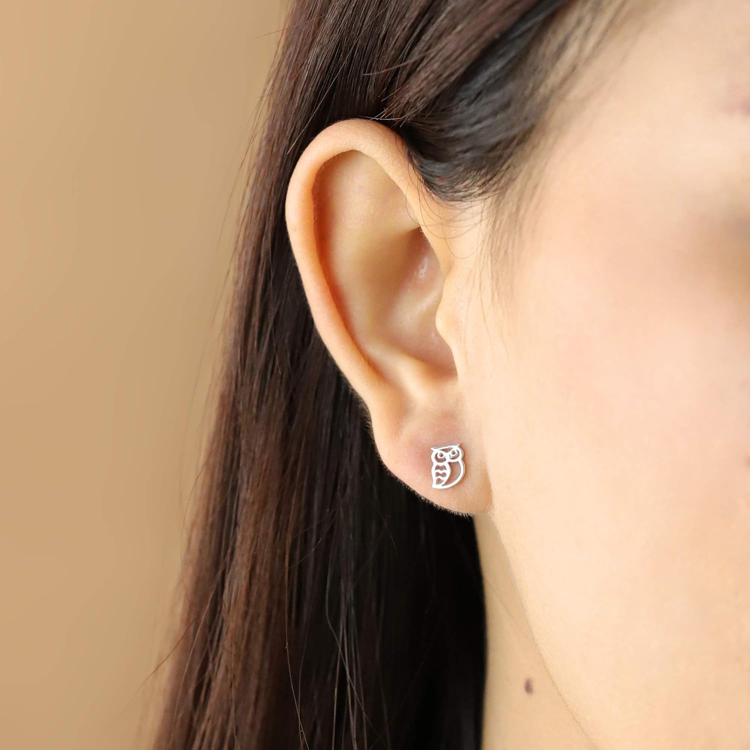 Boma Jewelry Sterling Silver Owl Stud Earrings - Image 3