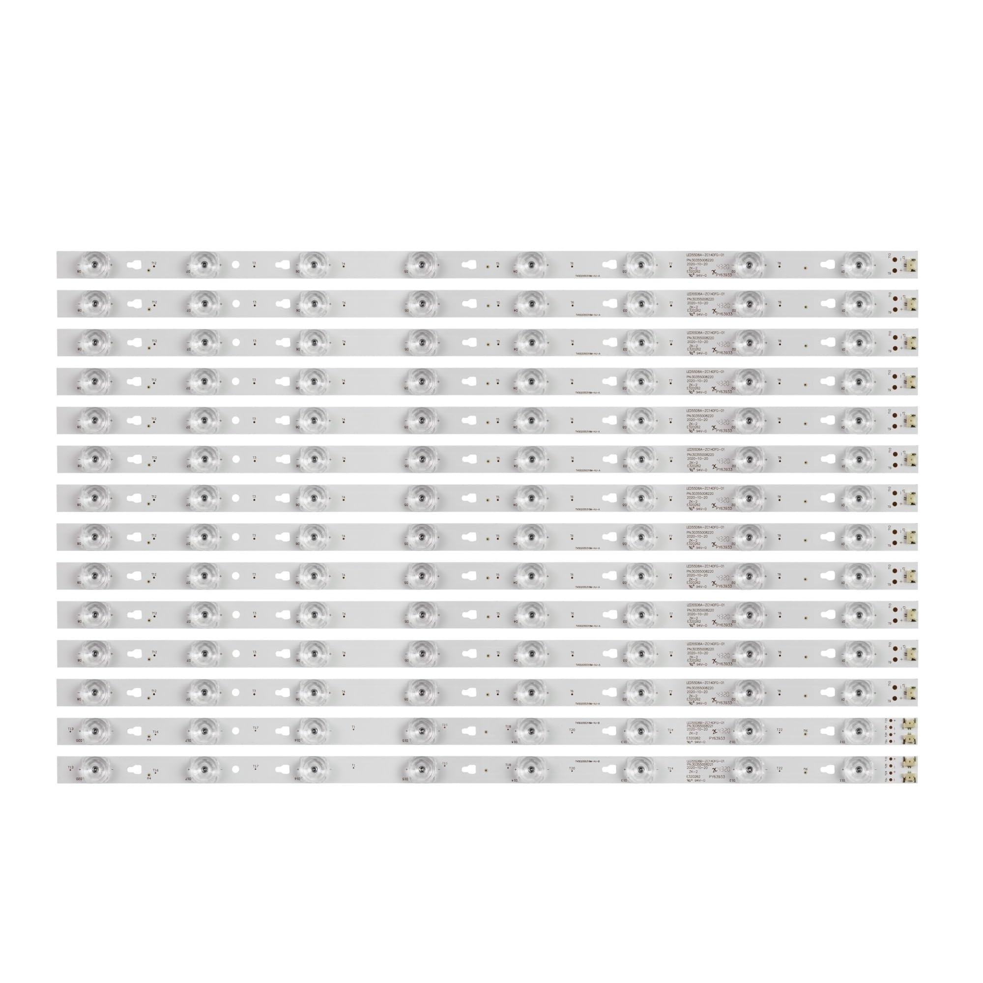 LED Backlight Strip Fit for Haier 55" TV LS55AL88A72 D5551A LED55D8B LED55D8A-ZC14DFG-01 LED55D8B-ZC14DFG-01 30355008220/21 LU55H31