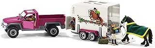 Schleich Pickup Truck with Horse Trailer - coolthings.us