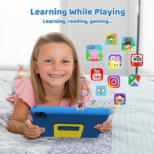 Miniatura 6 de Tableta infantil de 10 pulgadas para niños Android 13 Tablet 6 (2+4) GB 64GB Android Tablet, controles parentales, Kidoz pre-instalado 5000mAh