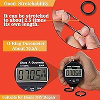 Vista 6 de Kit de 419 juntas tóricas métricas universales, 32 tamaños, goma Buna-N 70A, para grifos, automóviles lavadoras a presión reparación de sellado