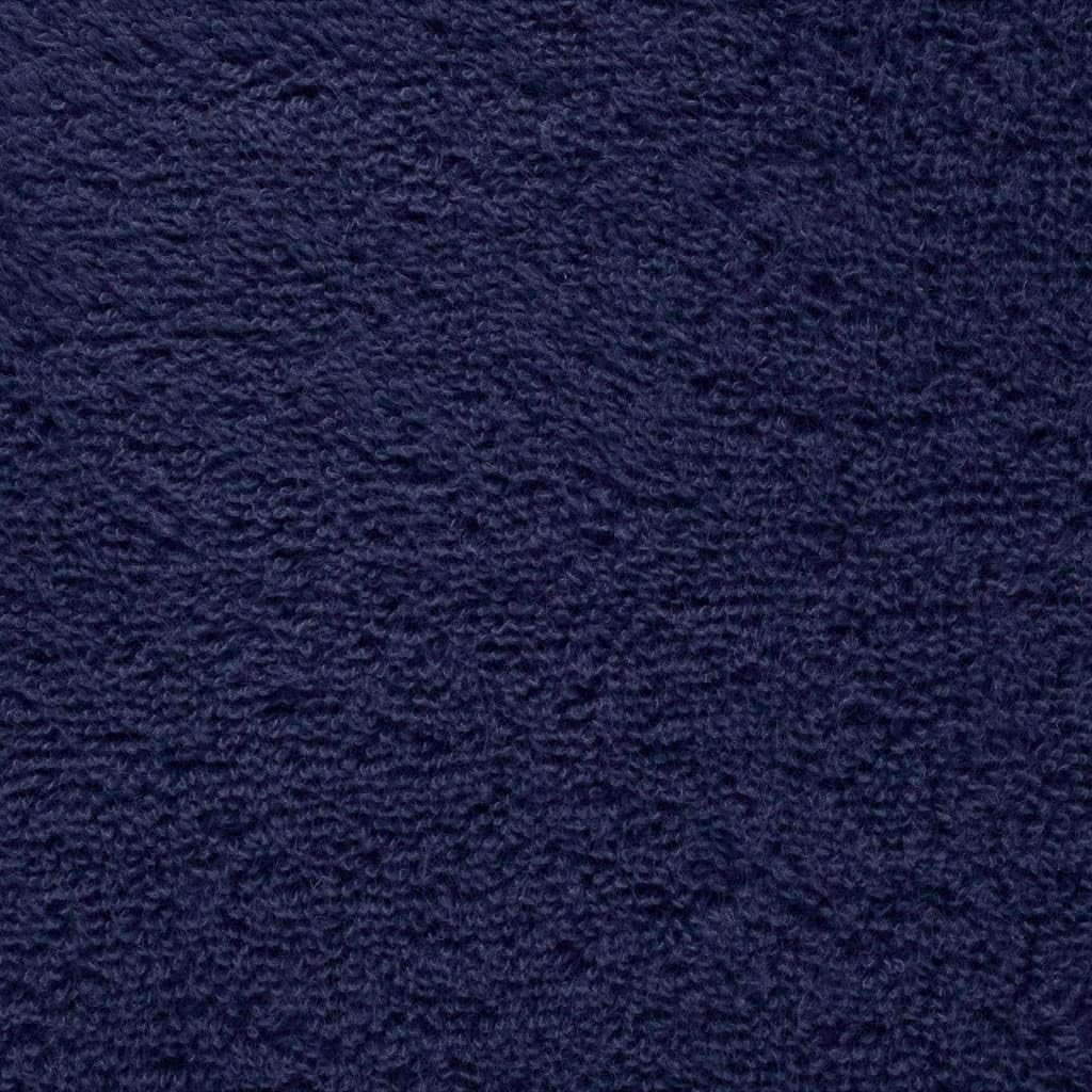 Home Garden - Asciugamani per ospiti, 2 pezzi, 30 x 50 cm, 600 g/m², colore: blu navy