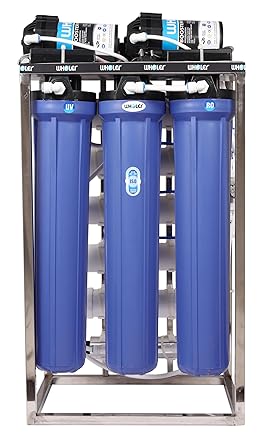WHOLER 50 LPH Commercial RO Water Purifier System RO Plant 50 Liter Per hour Stainless Steel Fully Automatic with auto shut off sensor TDS adjuster and uv inbuilt (50LPH RO+ TDS+ UV+ AUTO SHUT OFF)