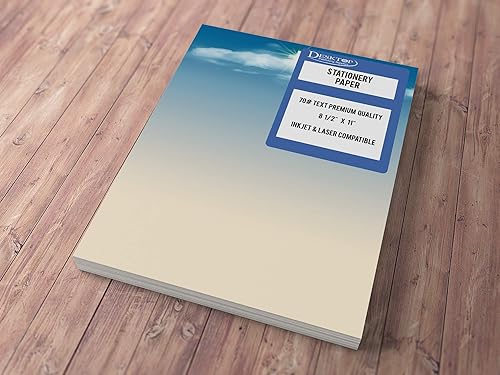 Miniatura 3 de Cross in the Sky - Papel de papelería religiosa (80 hojas)