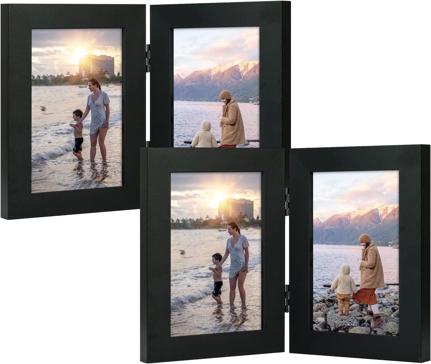 MBC MAT BOARD CENTER, 4x6 Double Frame with Real Glass