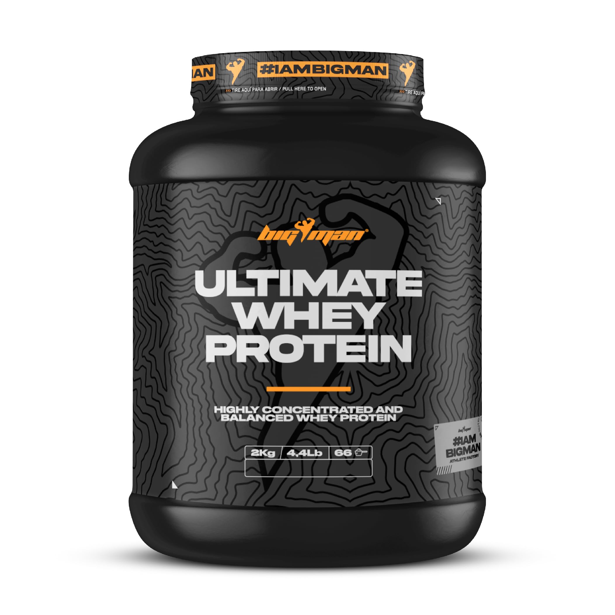 BigMan | Ultimate Whey 2kg (Mango) | Proteína Concentrada de Calidad | Bcaa y Glutamina | Gran Ganancia Muscular | Recuperación Deportiva | Tonificación Muscular