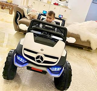 سيارة اطفال المصيف كهربائي 2 كرسي حجم كبير