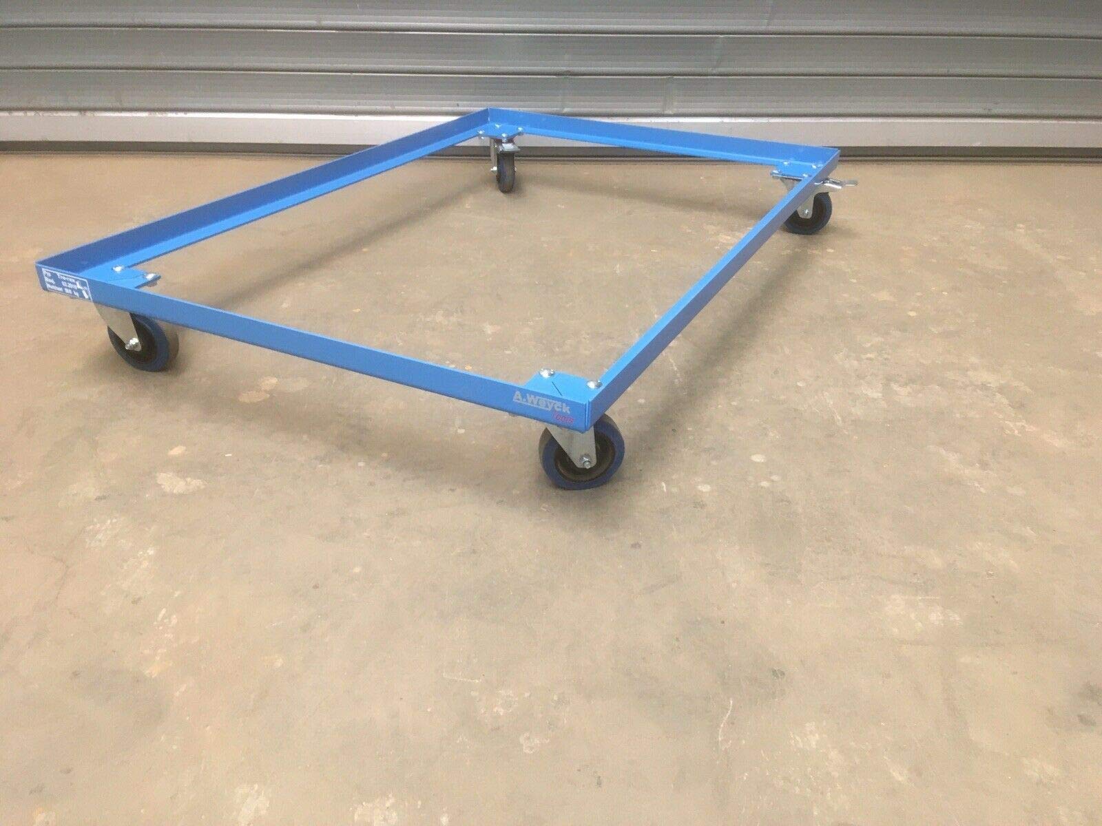 Palettenrollwagen 122x82 cm für Europaletten 120x80cm, 400kg, grau