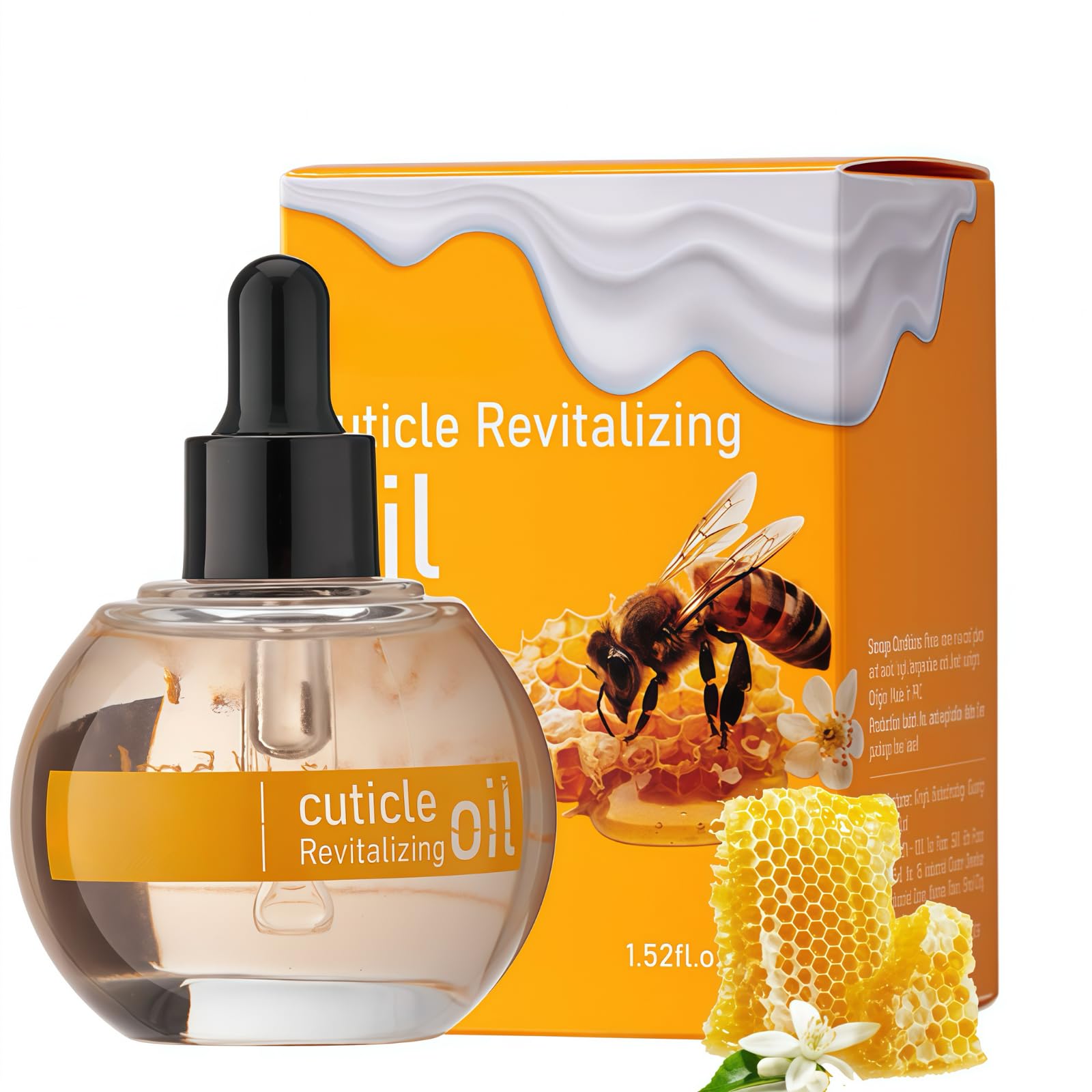 Cuticle Oil for Nails, 45ML Honey Cuticle Oil for Nails Dry Skin