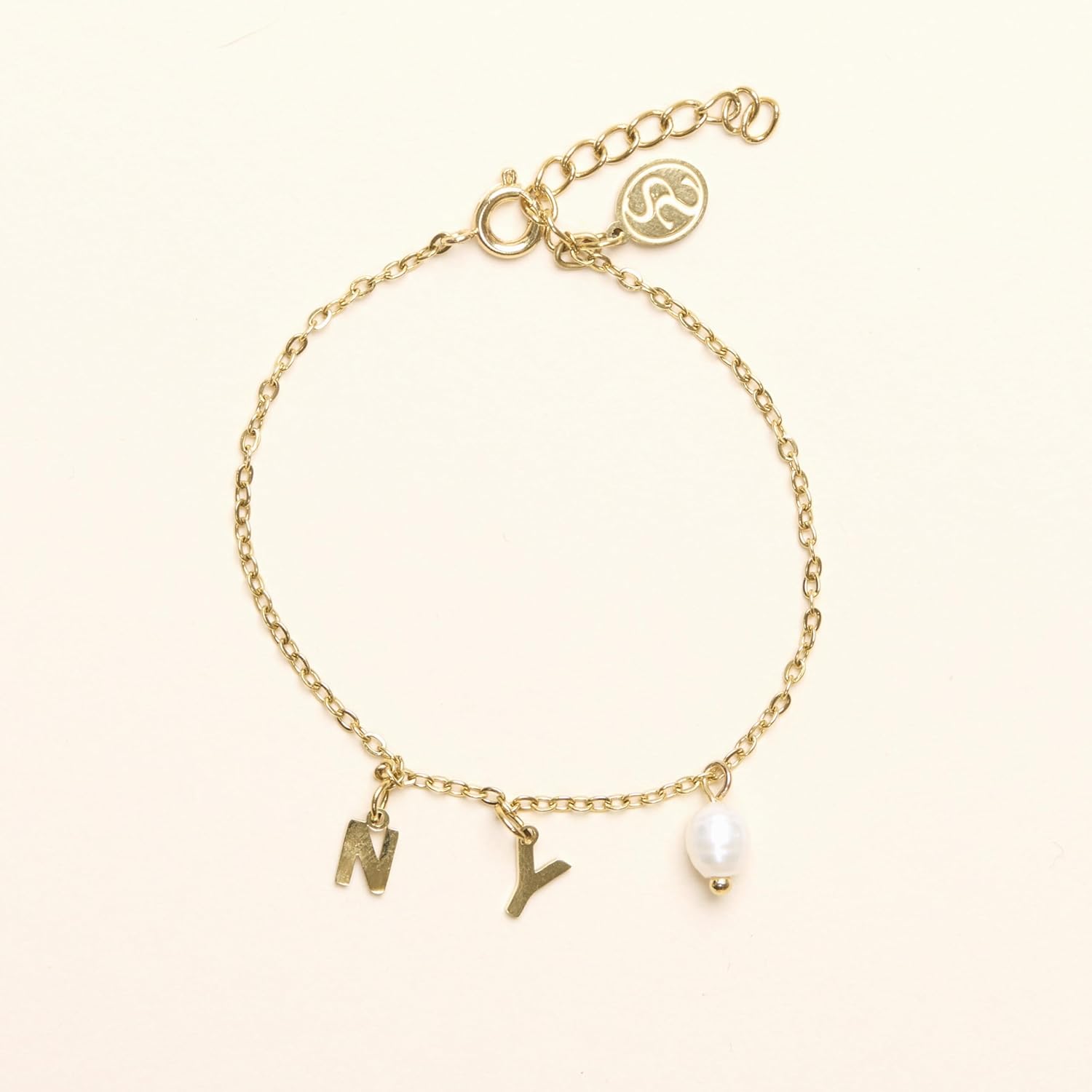 Shapes Studio 18K Gold Plated New York Chain Bracelet for Women/Men, Never Tarnish, best Birthday gift, Christmas Gift