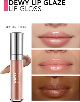Flormar Dewy Lip Glaze Nemlendirici Etkili Yarı Transparan Dudak Parlatıcısı - 002 LIGHT BEIGE