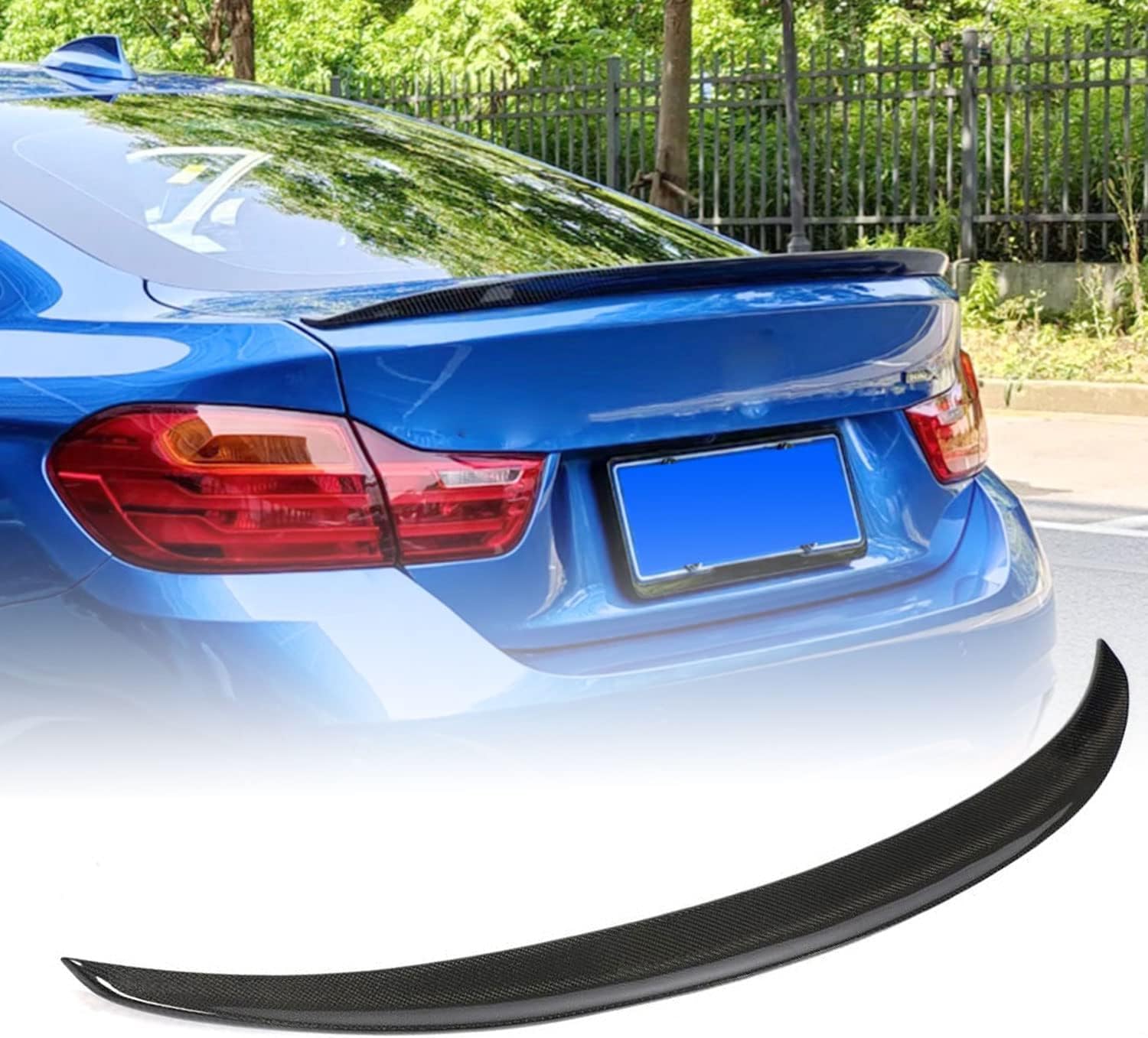 MCARCAR KIT Carbon Fiber Trunk Spoiler for BMW 4 Series F36 2014-2020 Gran Coupe 4-Door Rear Boot Lid Highkick Wing Lip 420i 428i 435i 440i Factory Outlet
