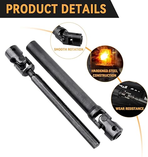 Miniatura 4 de Eje de transmisión universal de acero estriado, eje de transmisión CVD, escala 110, reemplazo de actualizaciones de automóvil RC Crawler para