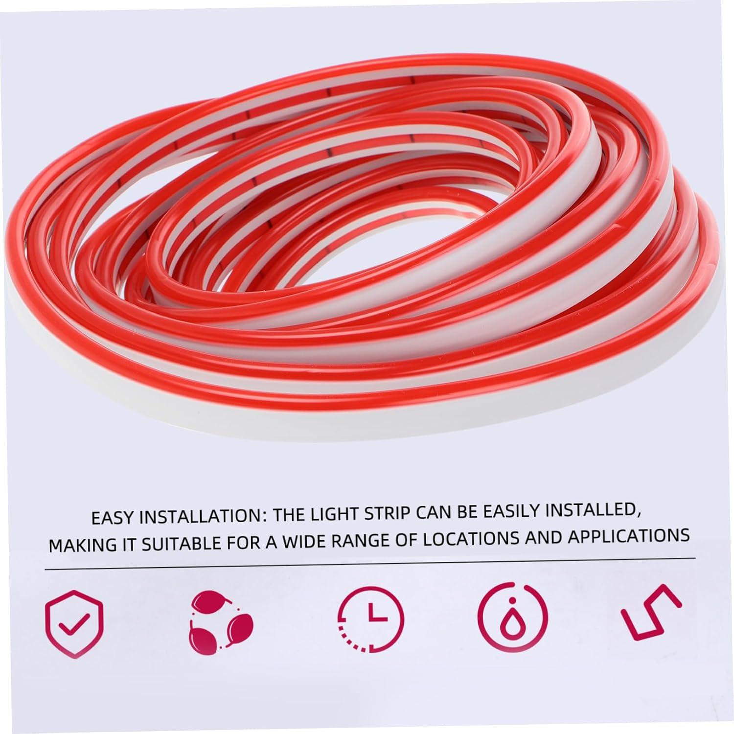 Neon Led Strip Light 12v Waterproof Neon Rope Lights for Outdoor Advertising Red Light Strip Flexible Signboard Light