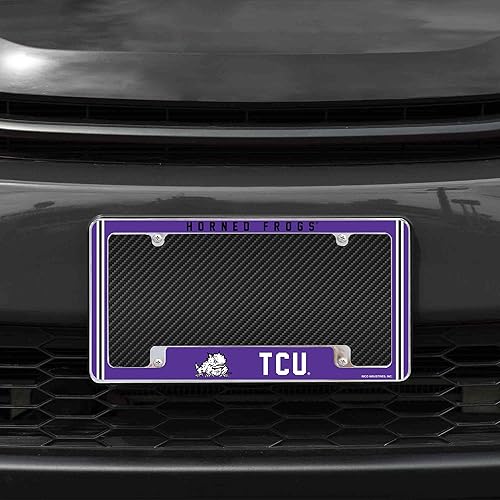 Miniatura 35 de Rico Industries NCAA Classic 12" x 6" Chrome All Over Automotive License Plate Frame for Car/Truck/SUV