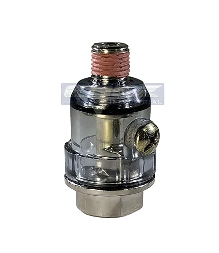 Miniatura 6 de Paquete de 5 mini lubricadores engrasadores en línea de 1/4 pulgadas para tuberías de compresor de aire, herramientas neumáticas