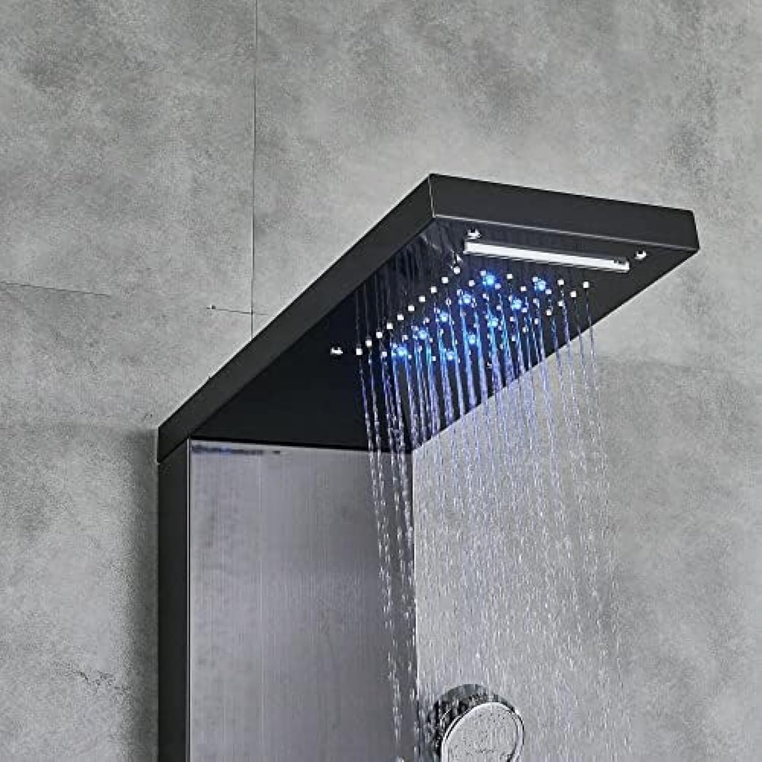 Shower Panel Tower Wall-Mounted Shower Faucet Set Massage Suit Shower Column