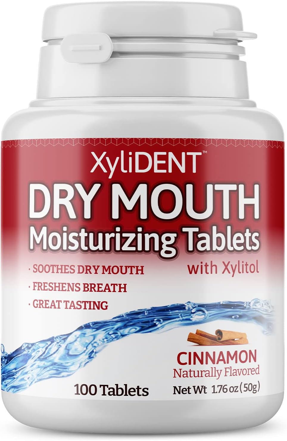 Nature's Stance XyliDENT Xylitol Tablets for Dry Mouth Relief Stimulates Saliva