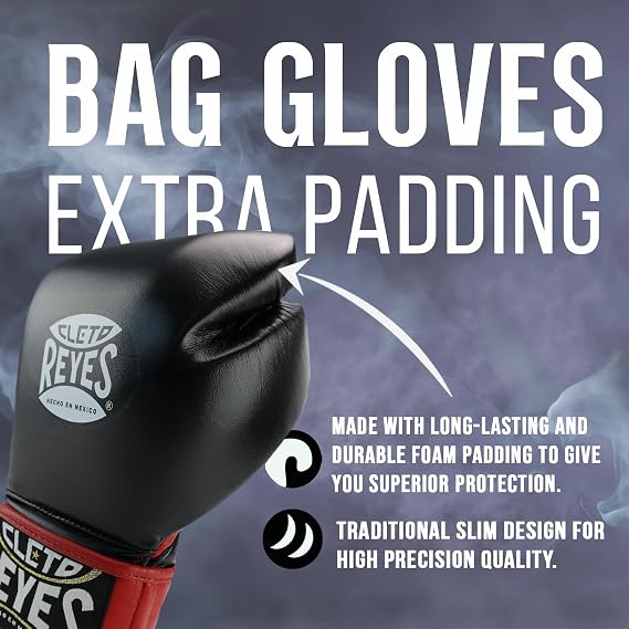 CLETO REYES Professional Extra Padding Boxing Gloves for Training, Sparring and Punching for Men and Women, MMA