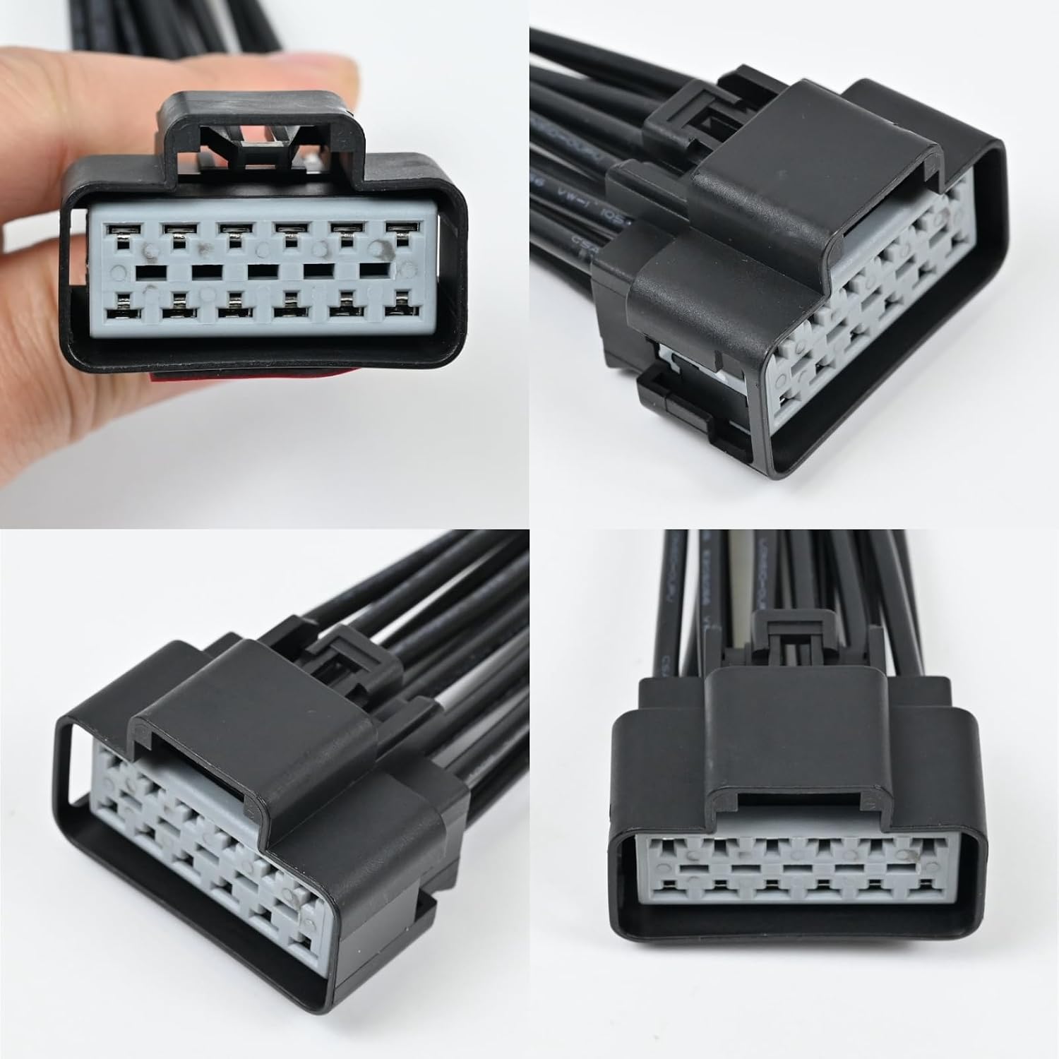 WPT928 Heated Cooled Seat Module Plug Connector Pigtail Wiring Harness fit for 2003-2019 Ford F150 F250 Explorer Mustang Fusion Lincoln MKS Mercury Milan, 3U2Z-14S411-ZMB WPT-928,